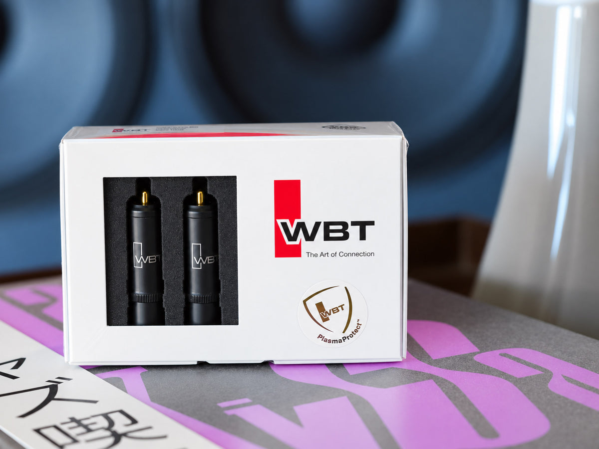 WBT 0114 Cu RCA plug in packaging